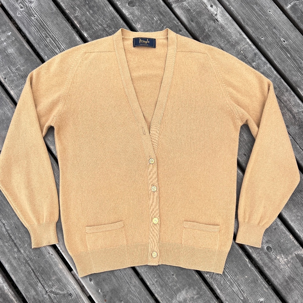 Vintage Pringle of Scotland Cashmere Cardigan Large